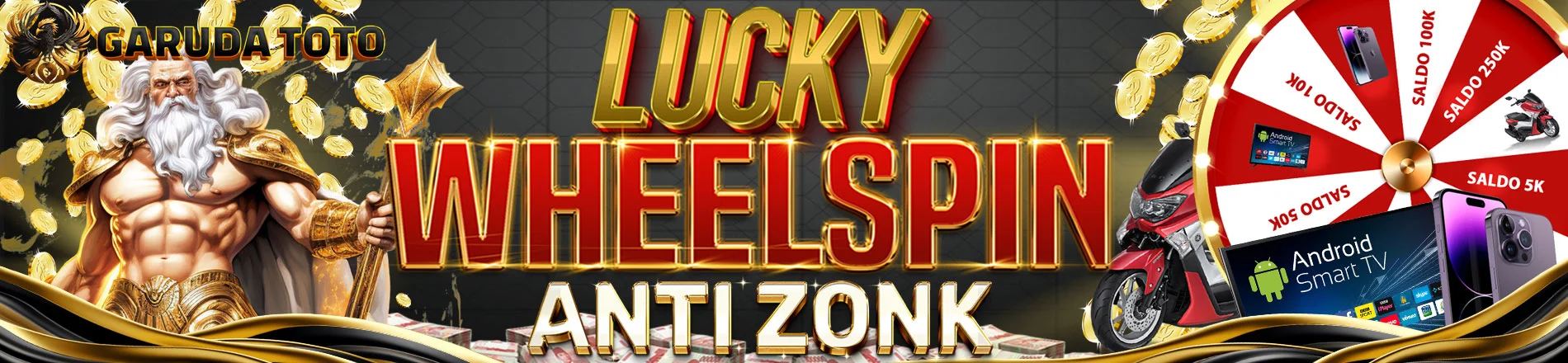 Bonus Lucky Wheelspin  - Garudatoto